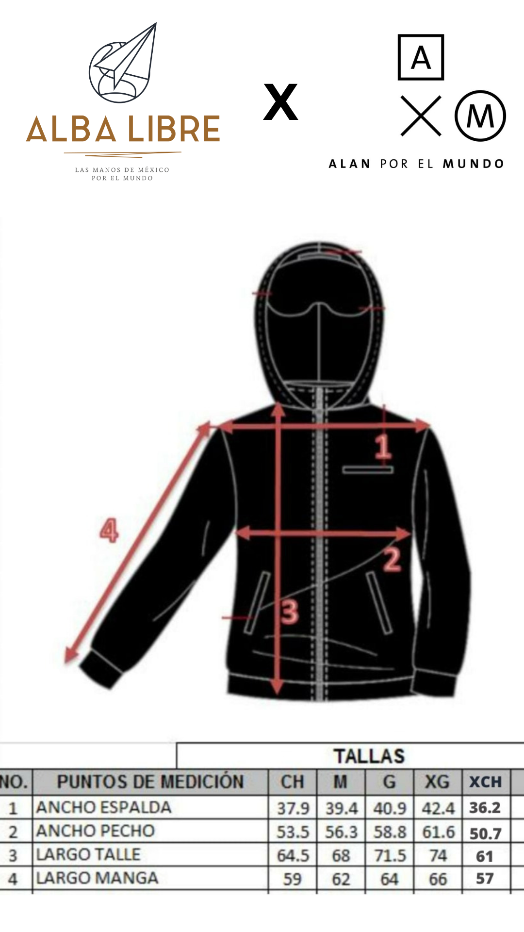 Sudadera Alan x el Mundo by Alba Libre - Alba Libre