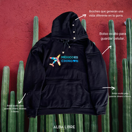 Sudadera Mexico es Chingon bordado al frente